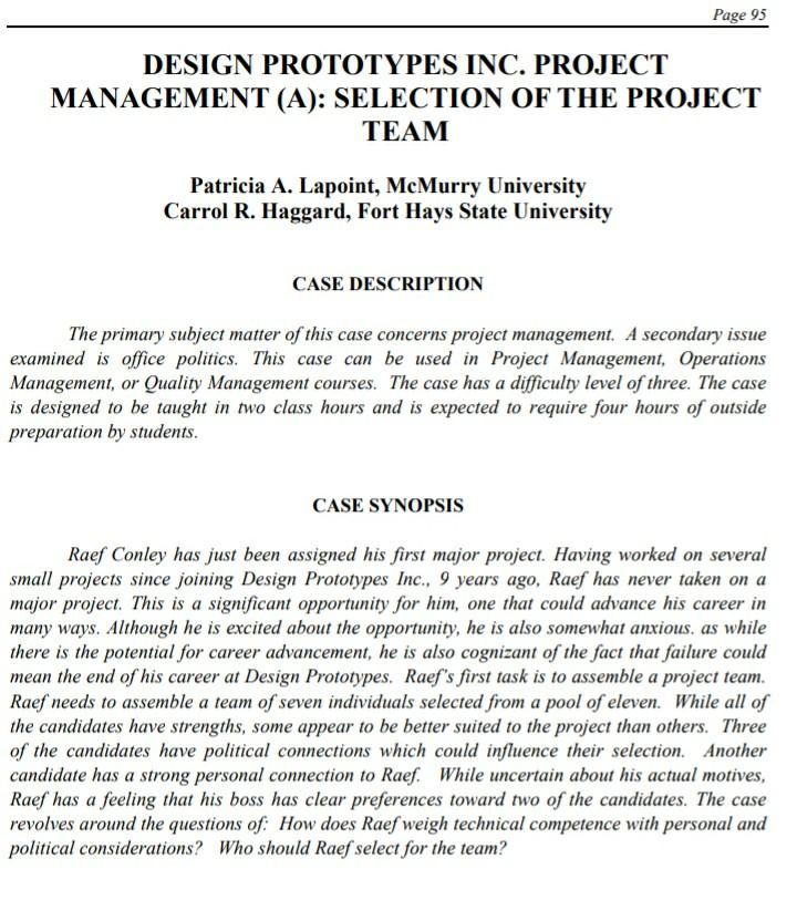 Question: Explain the project leadership facets