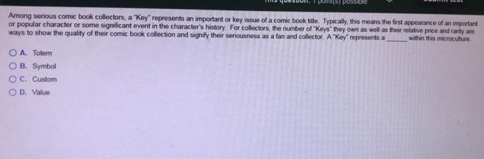 (5) Possible Among serious comic book collectors,