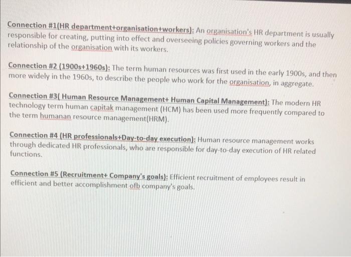 HR- idea words and connections please add to my