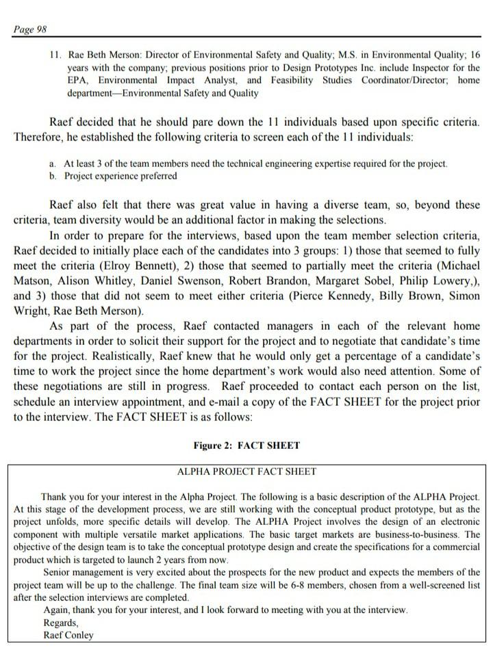 Question: Explain the project leadership facets