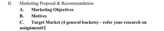 topic (speakerless audio system) II. Marketing