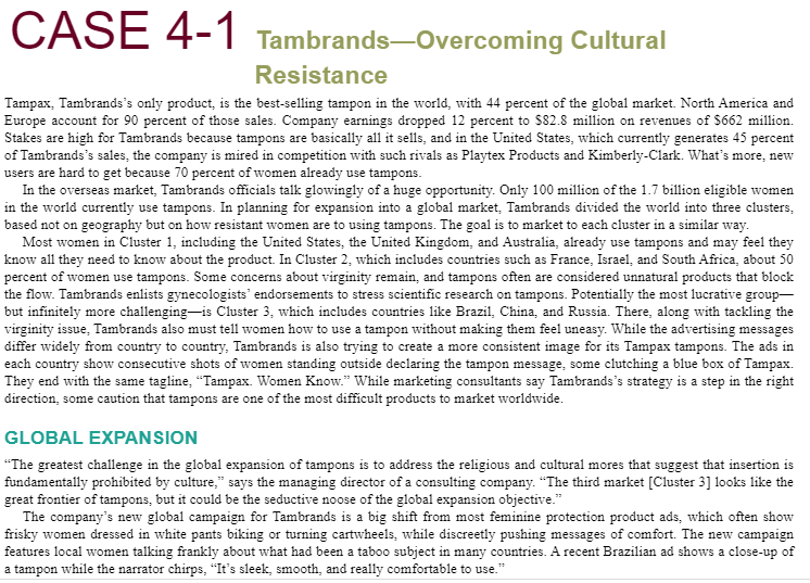 1. Please list some Relevant Facts 2. A Problem