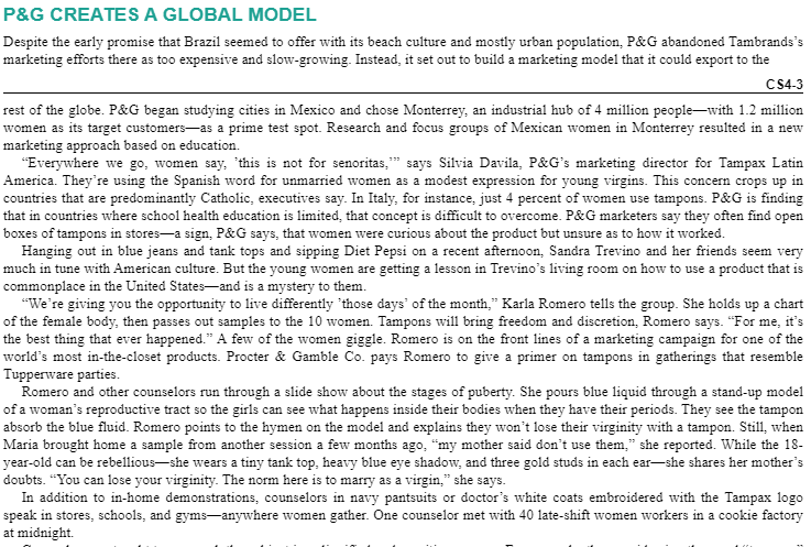 1. Please list some Relevant Facts 2. A Problem