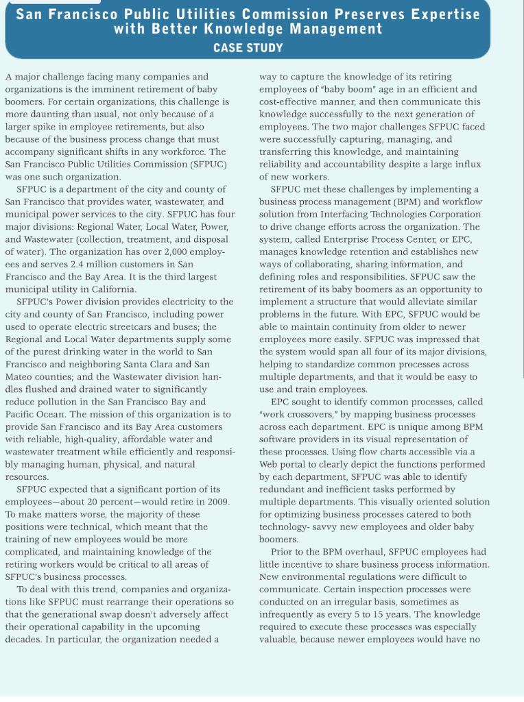 ] Answer the Case Study Questions: 1. What are