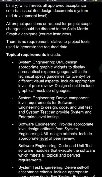 STATEMENT OF WORK SUMMARY RFP awarded for