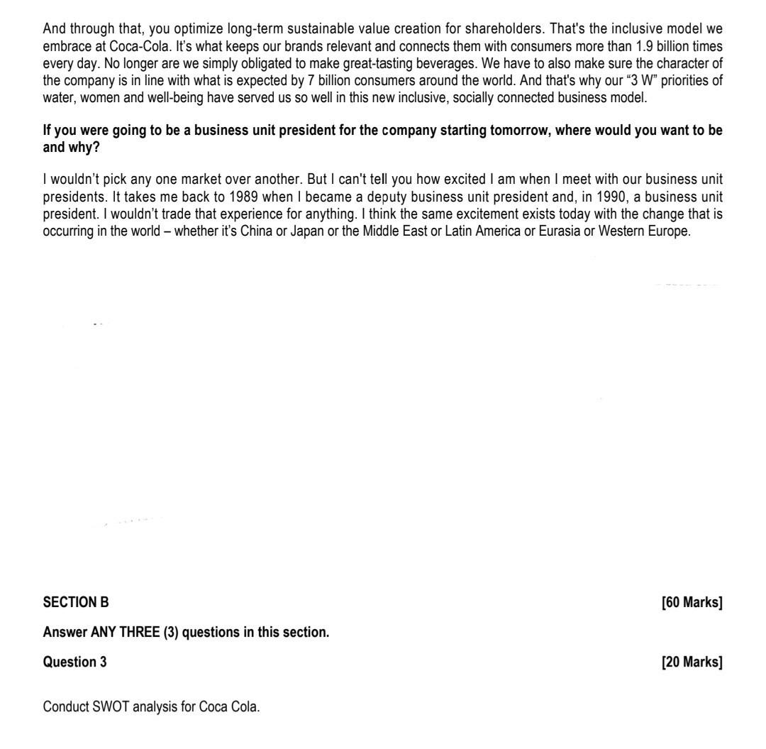 Marketing 3 Carefully read the attached case