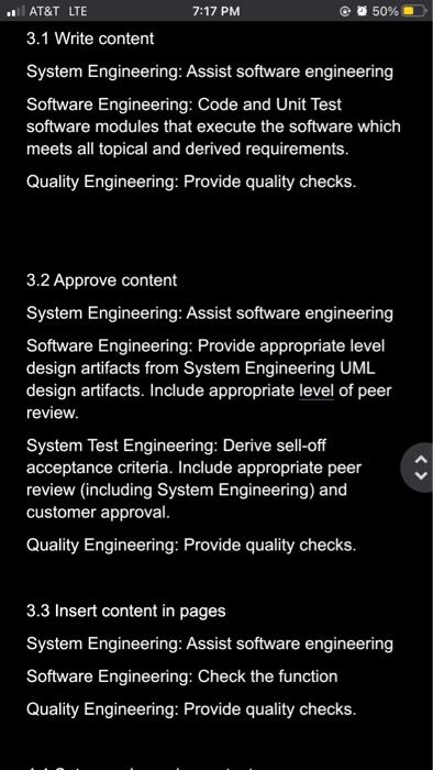 STATEMENT OF WORK SUMMARY RFP awarded for