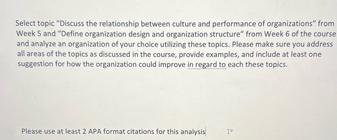 Select topic "Discuss the relationship between