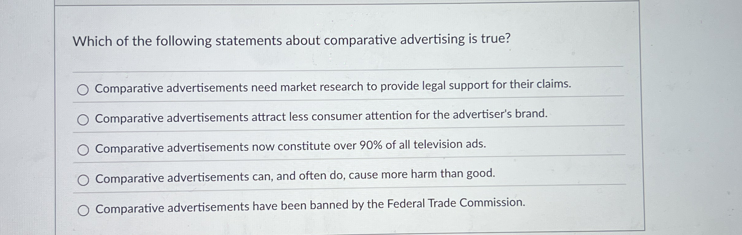 Which of the following statements about