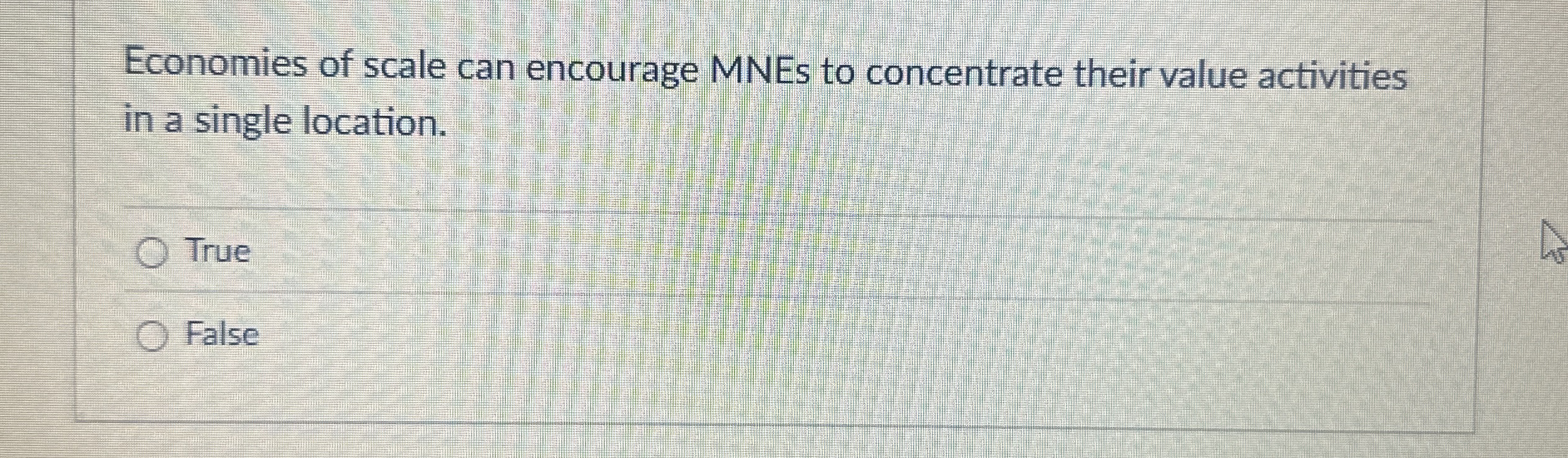 Economies of scale can encourage MNEs to