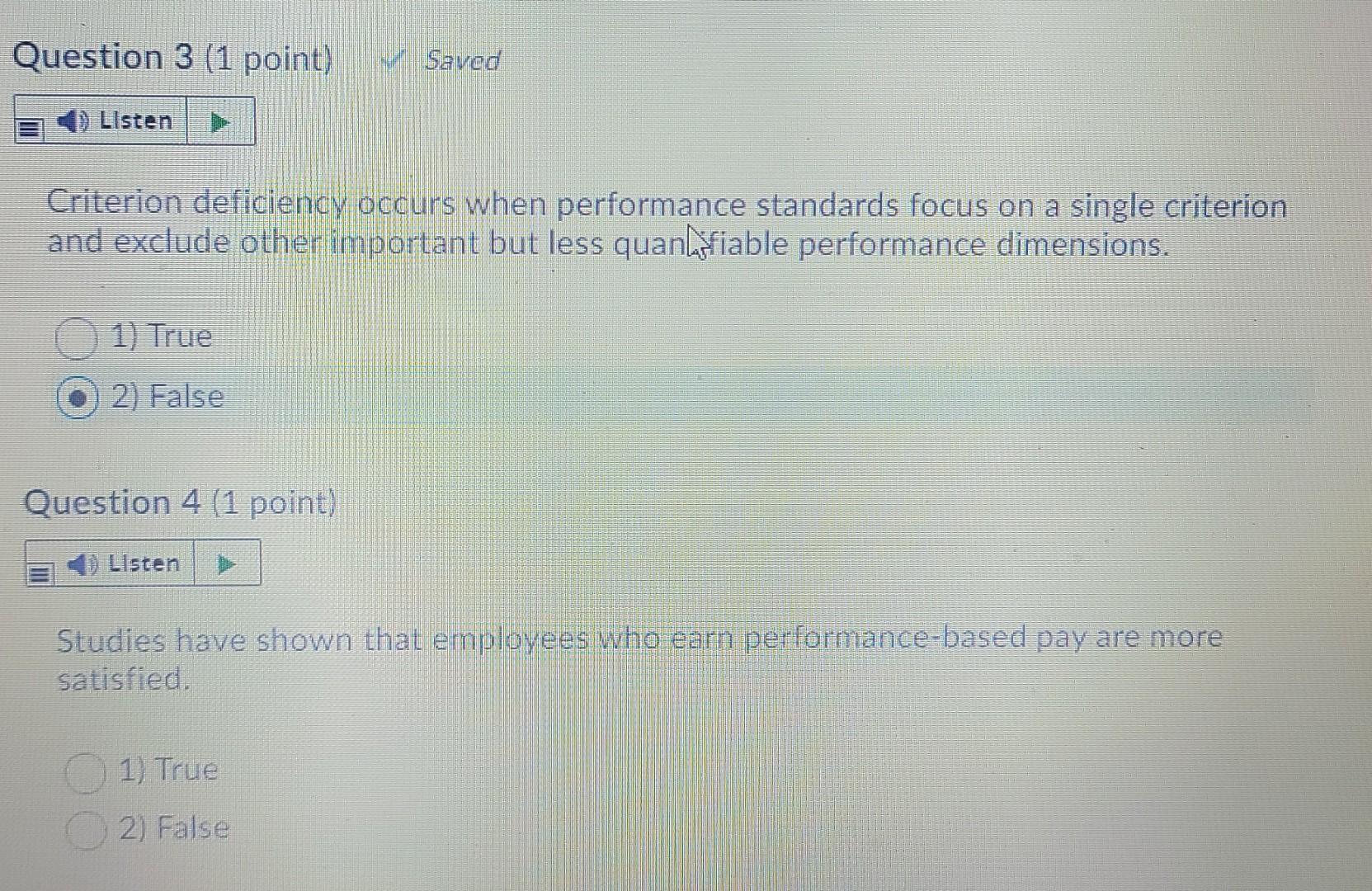 The two most common purposes of performance