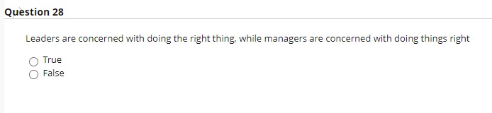 Question 21 In its modern concept, controls are