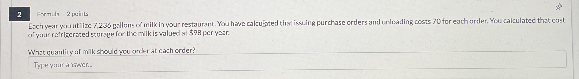 2 Formula 2 points Each year you utilize 7 , 2 3