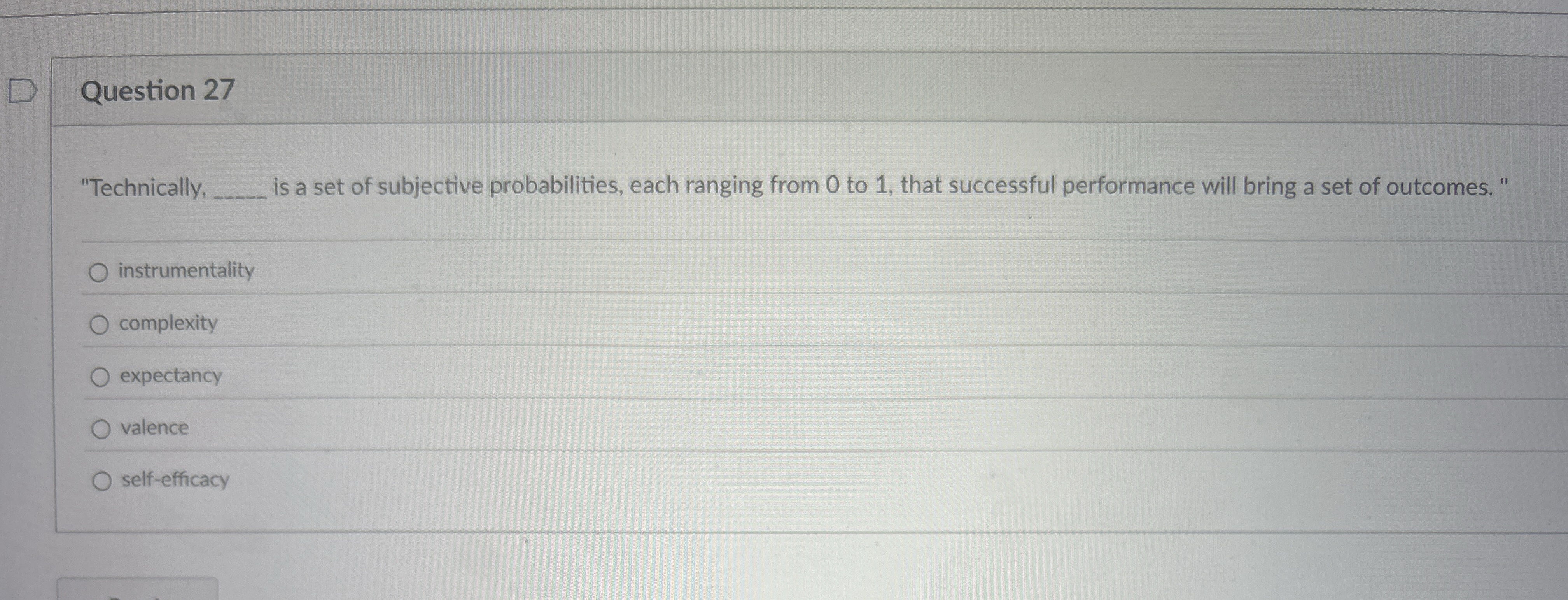Question 2 7 "Technically, q , is a set of