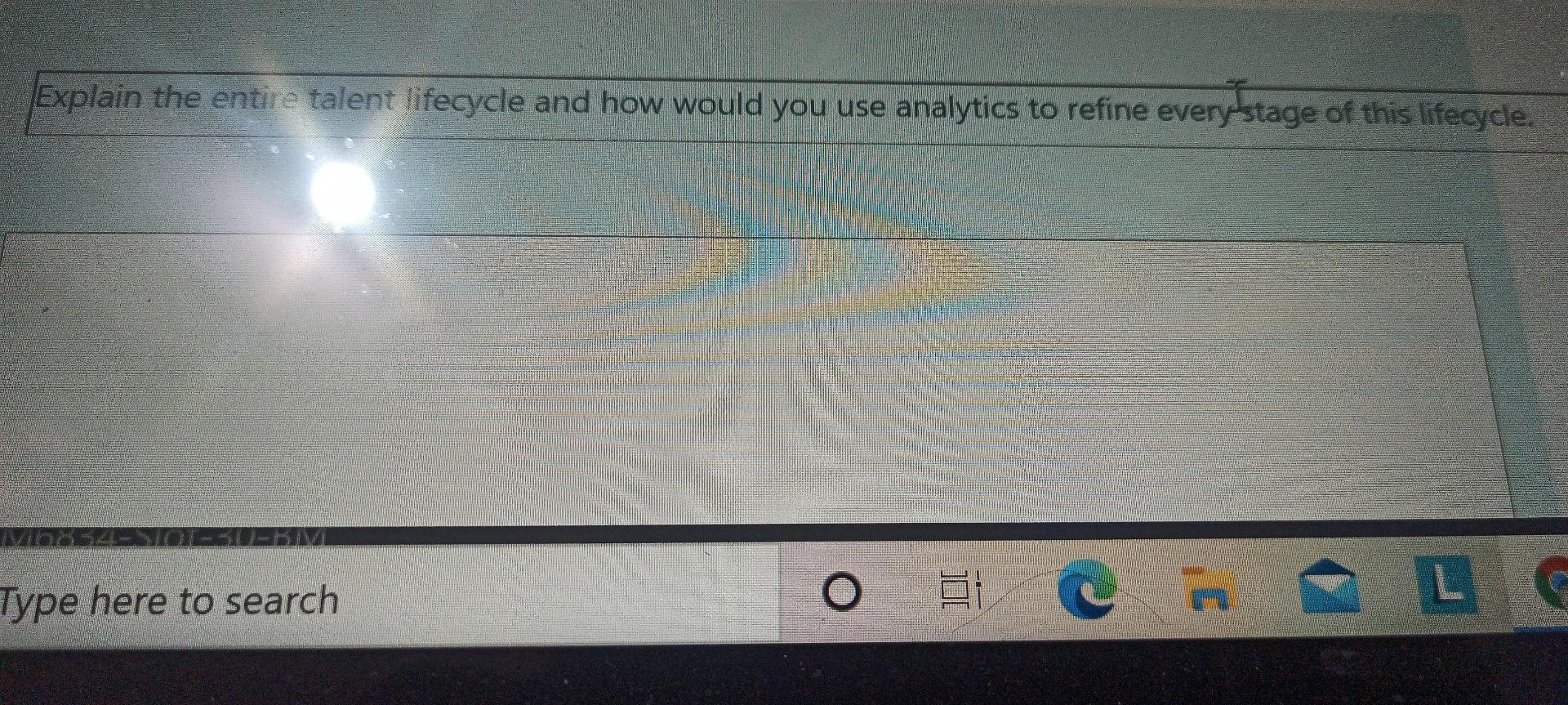 Explain the entire talent lifecycle and how would