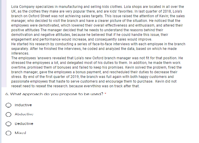 Lola Company specializes in manufacturing and