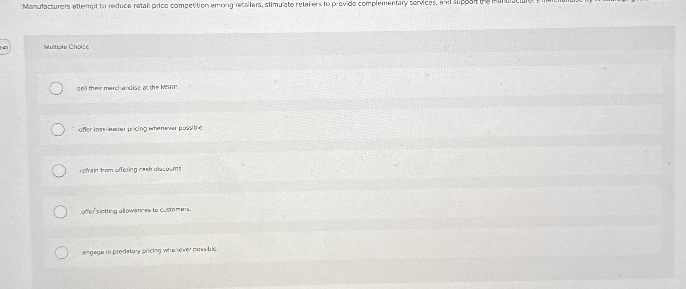 Manufacturers attempt to reduce retail price