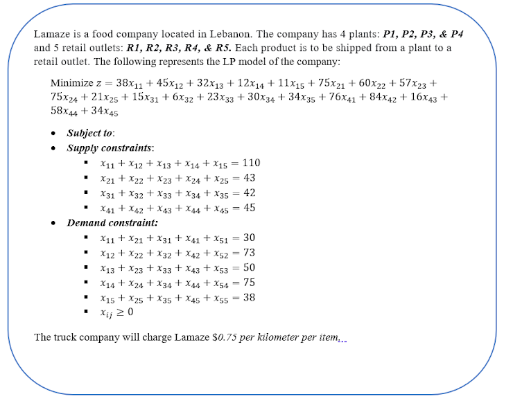 1) The above problem is _________ , therefore