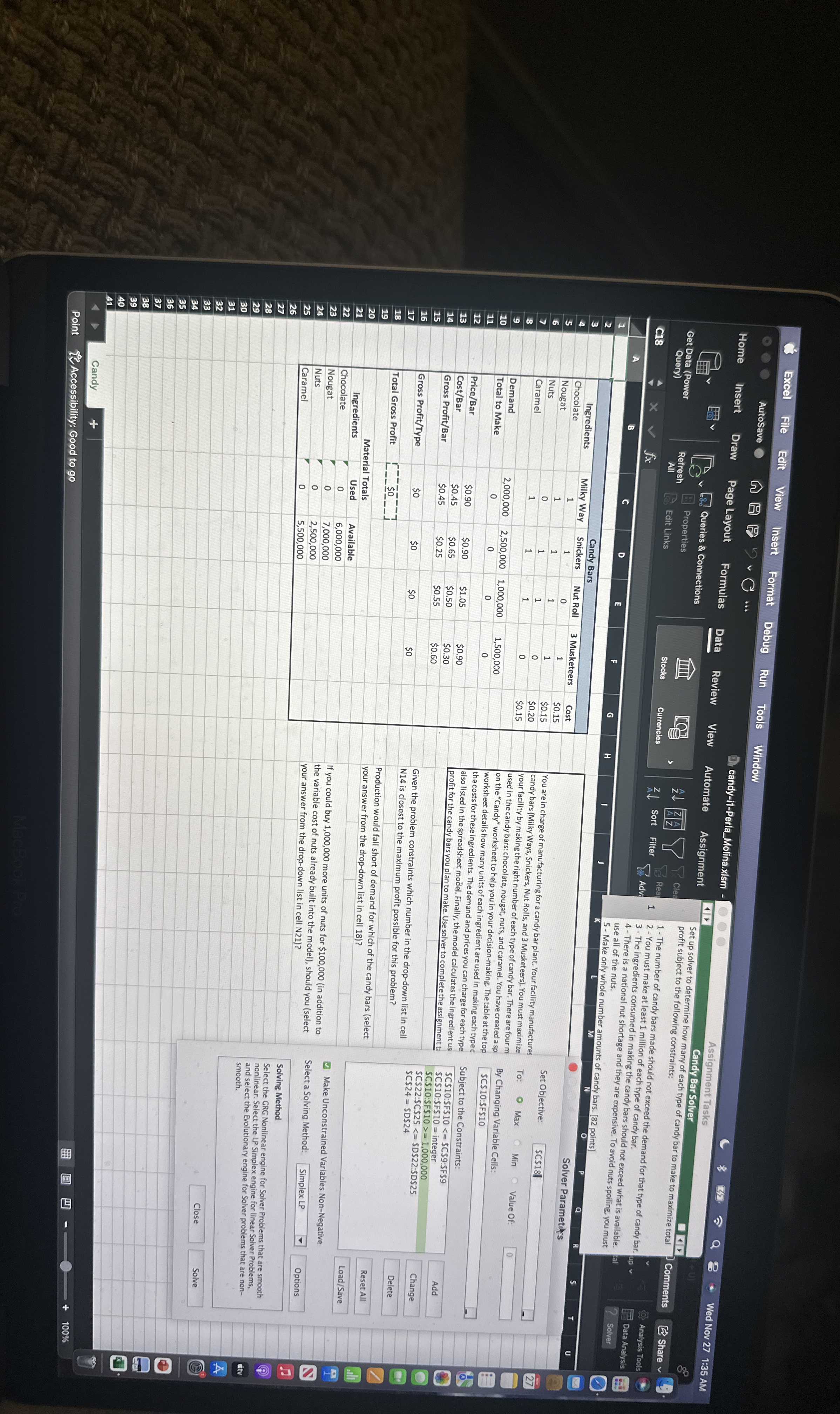 What am i doing wrong on this question ?