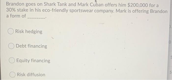 Brandon goes on Shark Tank and Mark Cuban offers