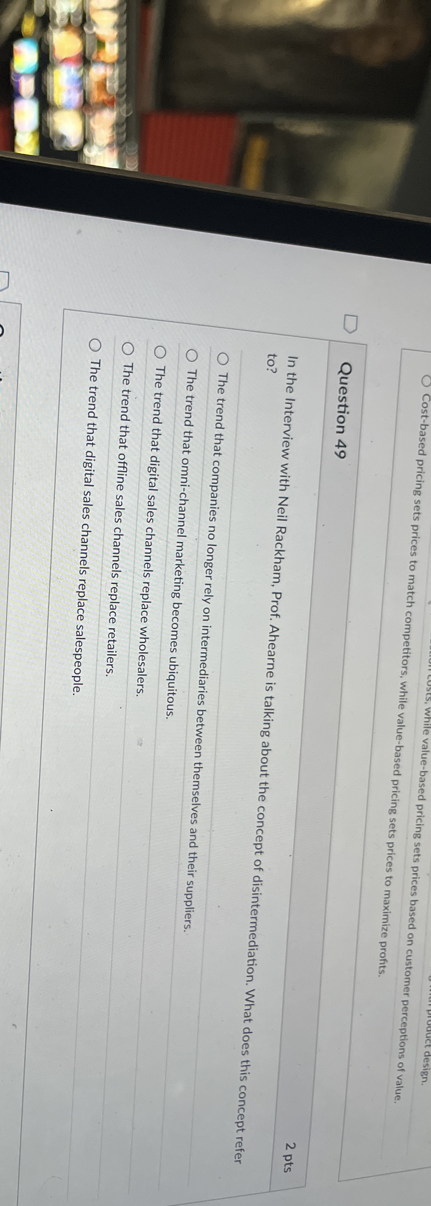 value - based pricing sets prices based on