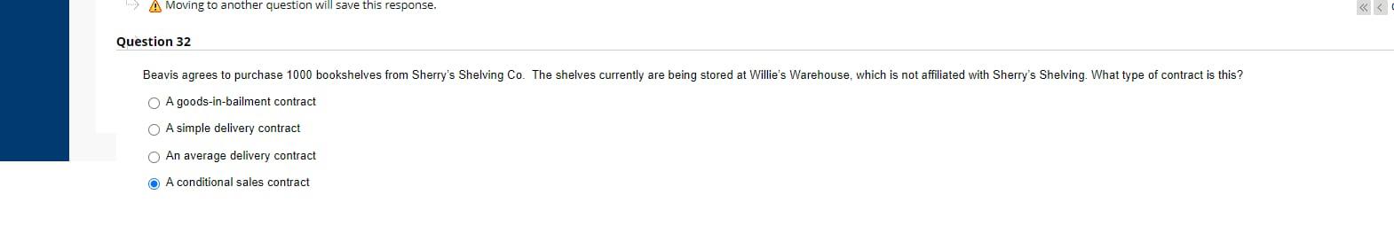 A Moving to another question will save this