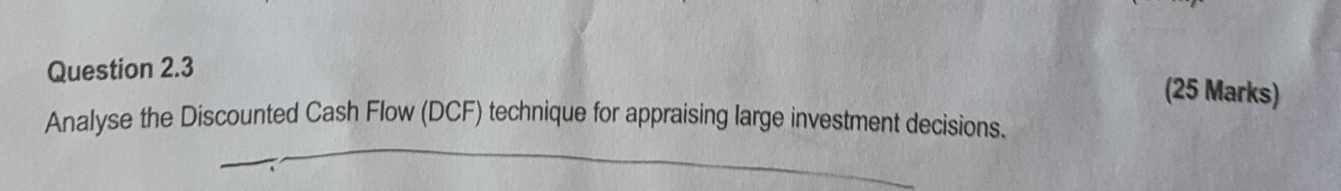 Old MathJax webview Question 2.3 (25 Marks)