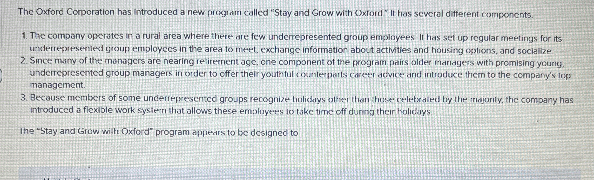 The Oxford Corporation has introduced a new