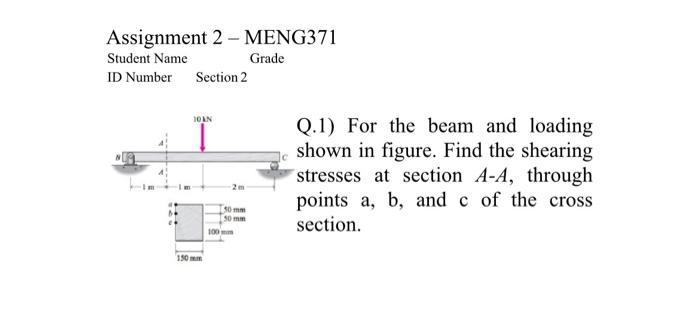 1.4 pleas Assignment 2- MENG371 Student Name