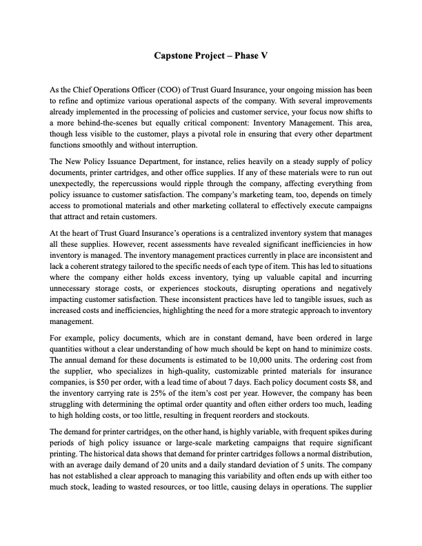 Using case study attached, help solve below: 1 .