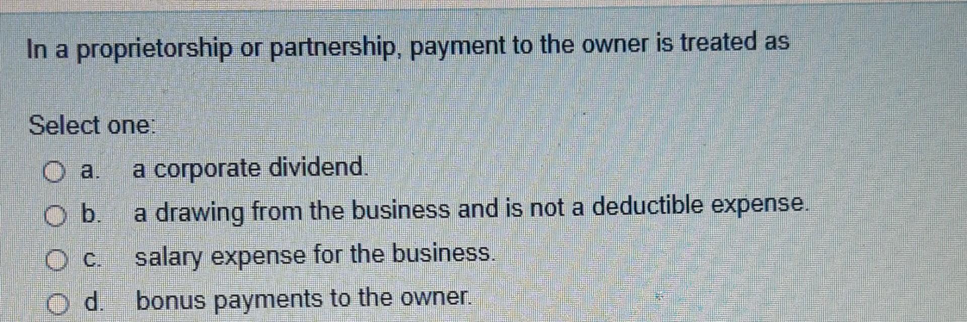 l What is not normally expected to be provided by