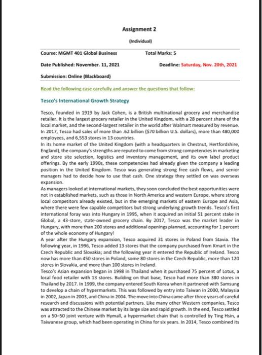 please answer this questions Assignment 2