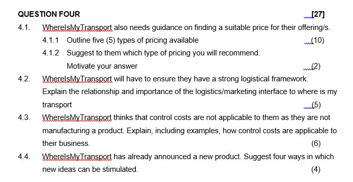 Read the case study below and answer the