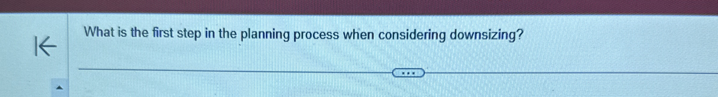 What is the first step in the planning process