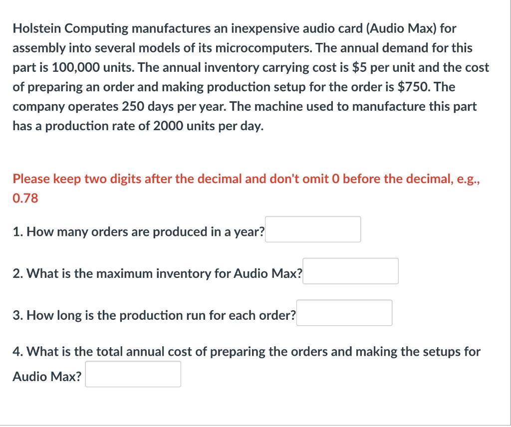 Holstein Computing manufactures an inexpensive