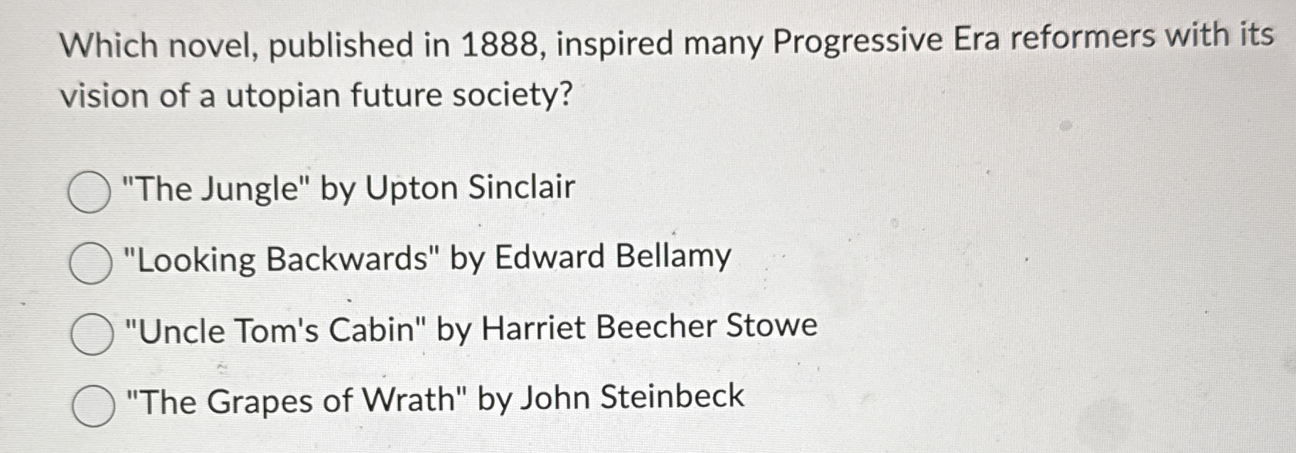 Which novel, published in 1 8 8 8 , inspired many