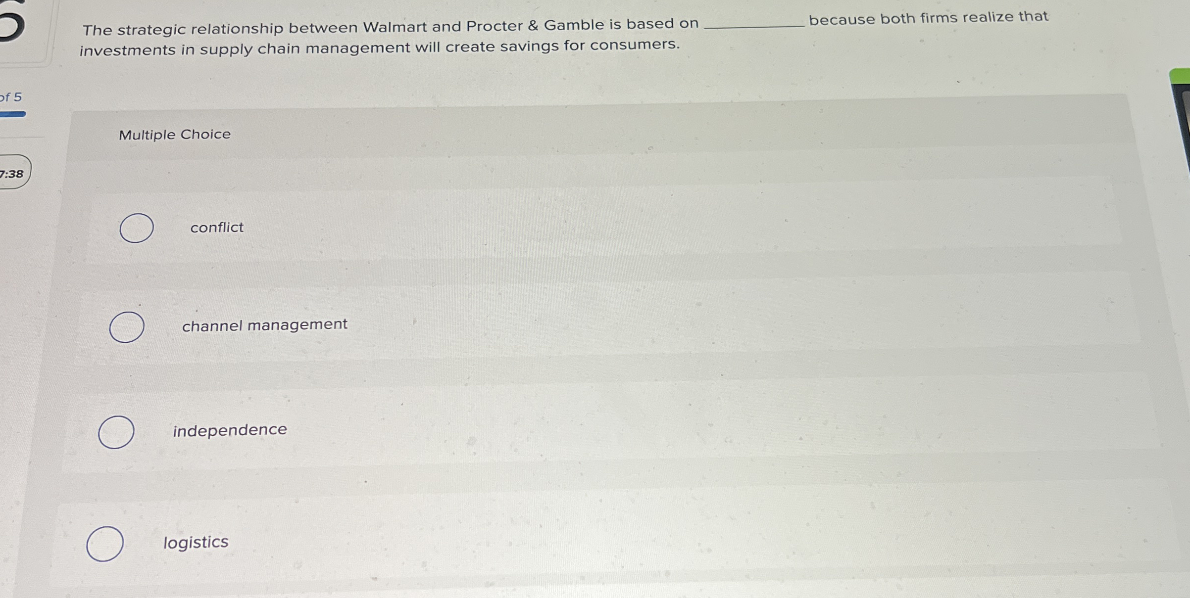 The strategic relationship between Walmart and