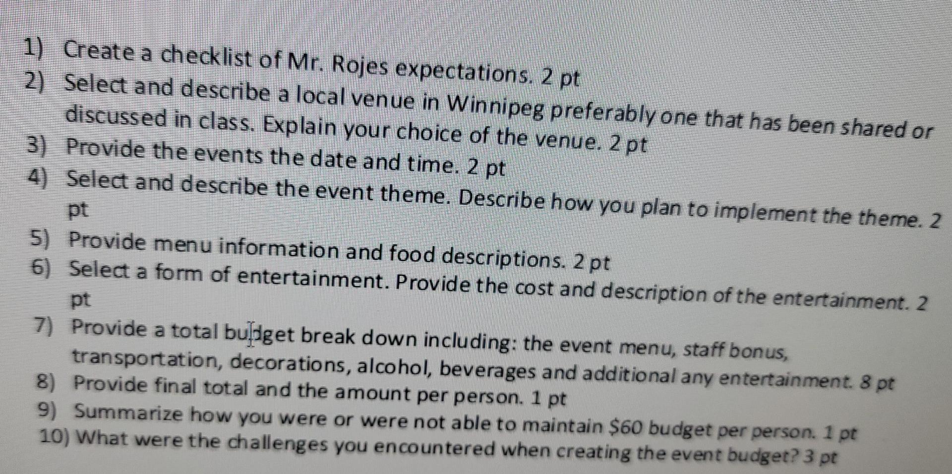 Learning Outcome. Develop an operations budget