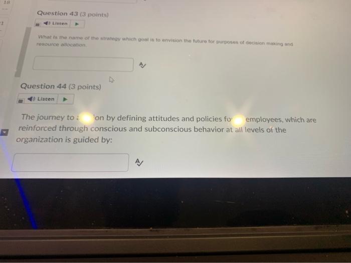 18 Question 47 (3 points) Listen 1 What