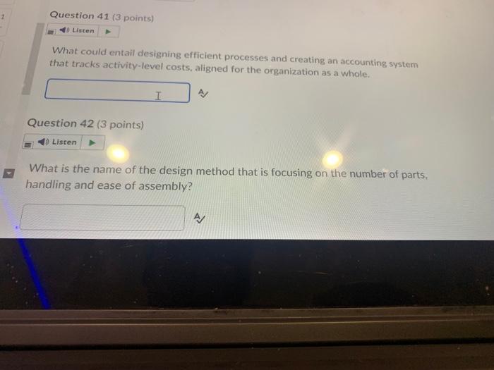 18 Question 47 (3 points) Listen 1 What