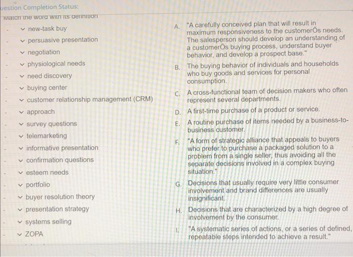 this is one question. just a very long question.