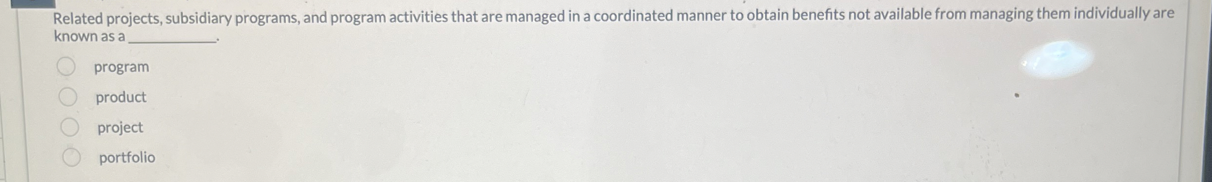 Related projects, subsidiary programs, and