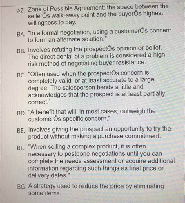 this is one question. just a very long question.