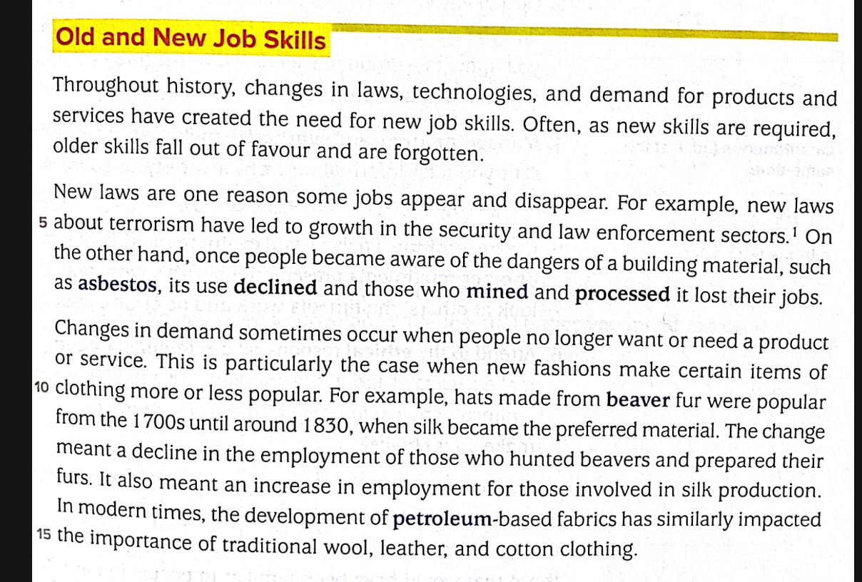 Reading: Read the following article first and