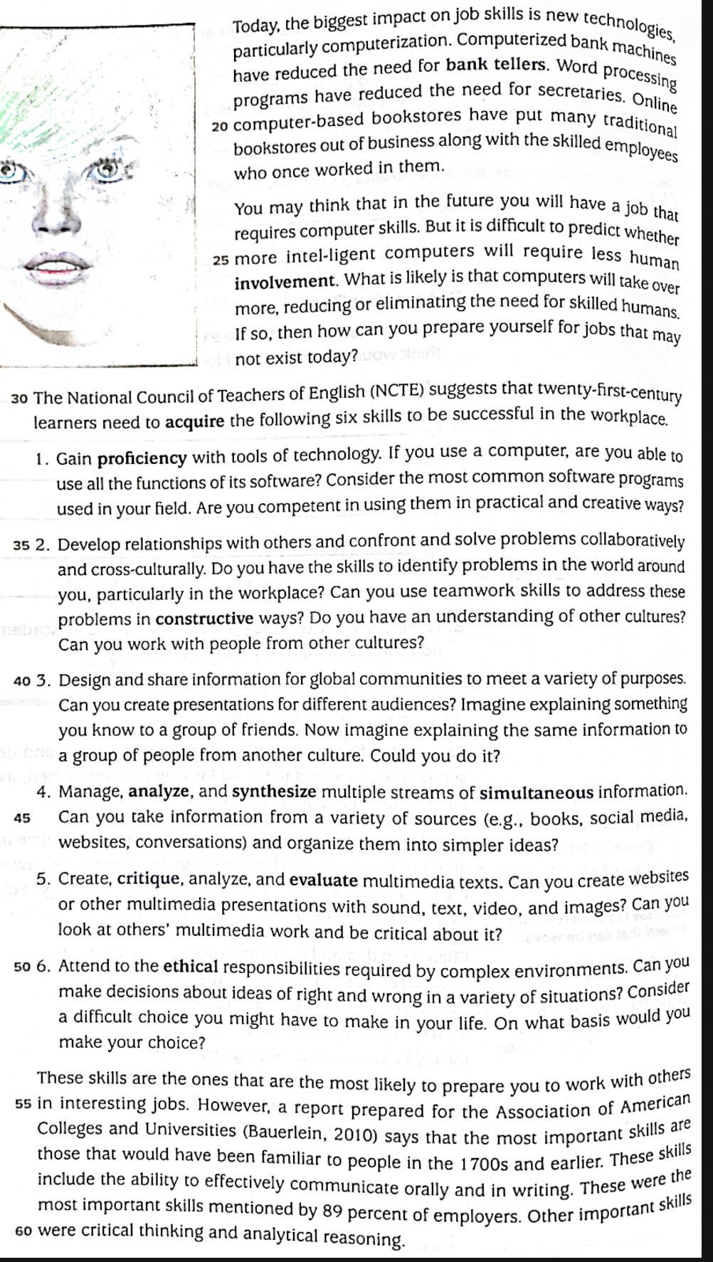 Reading: Read the following article first and