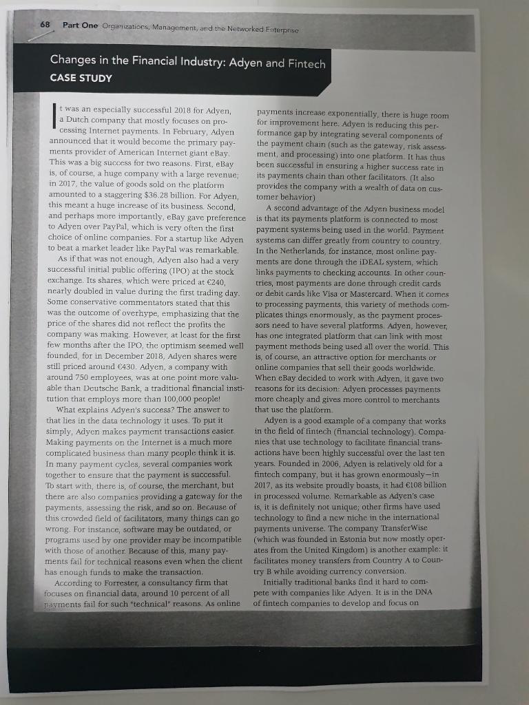 answer this question based on this case Explain