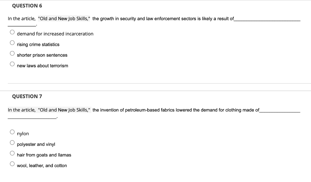 Reading: Read the following article first and