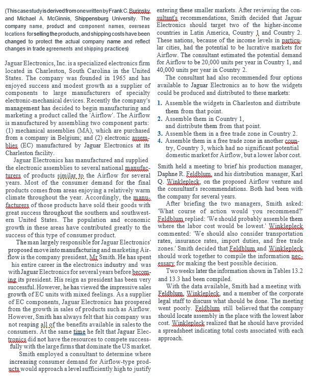 Please show calculation (Thiscasestudyis derived