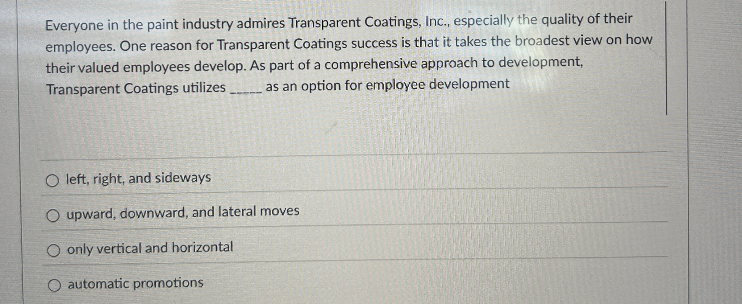 Everyone in the paint industry admires