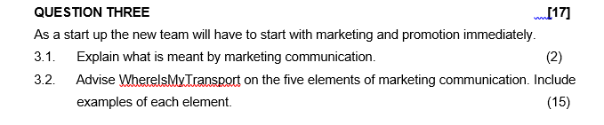 Read the case study below and answer the